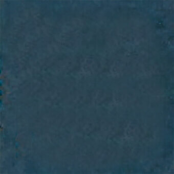 Teal fabric swatch with matte finish and granular texture, displaying mottled color variations; features “egoitaliano” inscription on gray background.